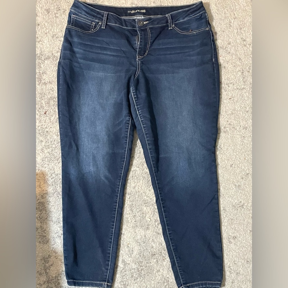 Maurice’s denim jegging XL petite